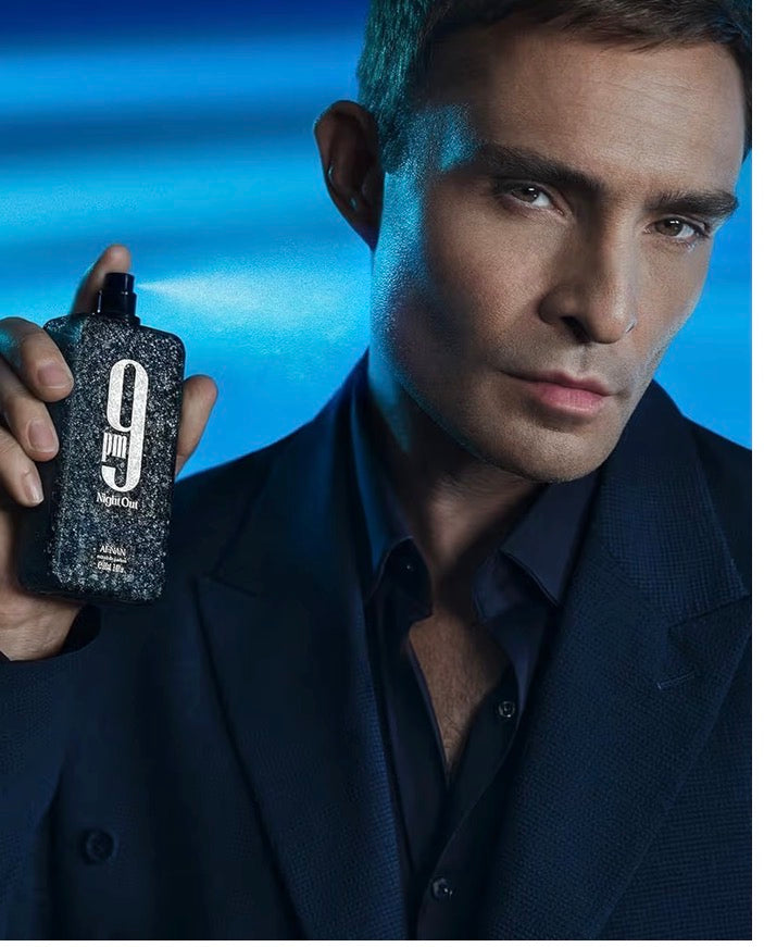 Afnan 9 PM Night Out Unisex Extrait de Parfum, 3.4 Fl. O