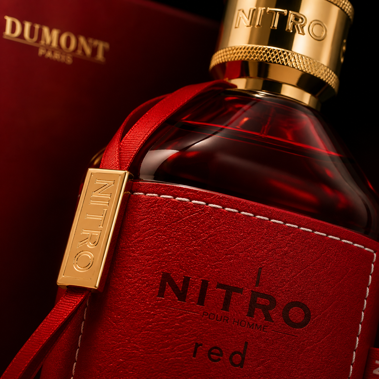 Dumont Nitro Red Eau De Parfum Spray for Men 3.4 oz (100 mL)