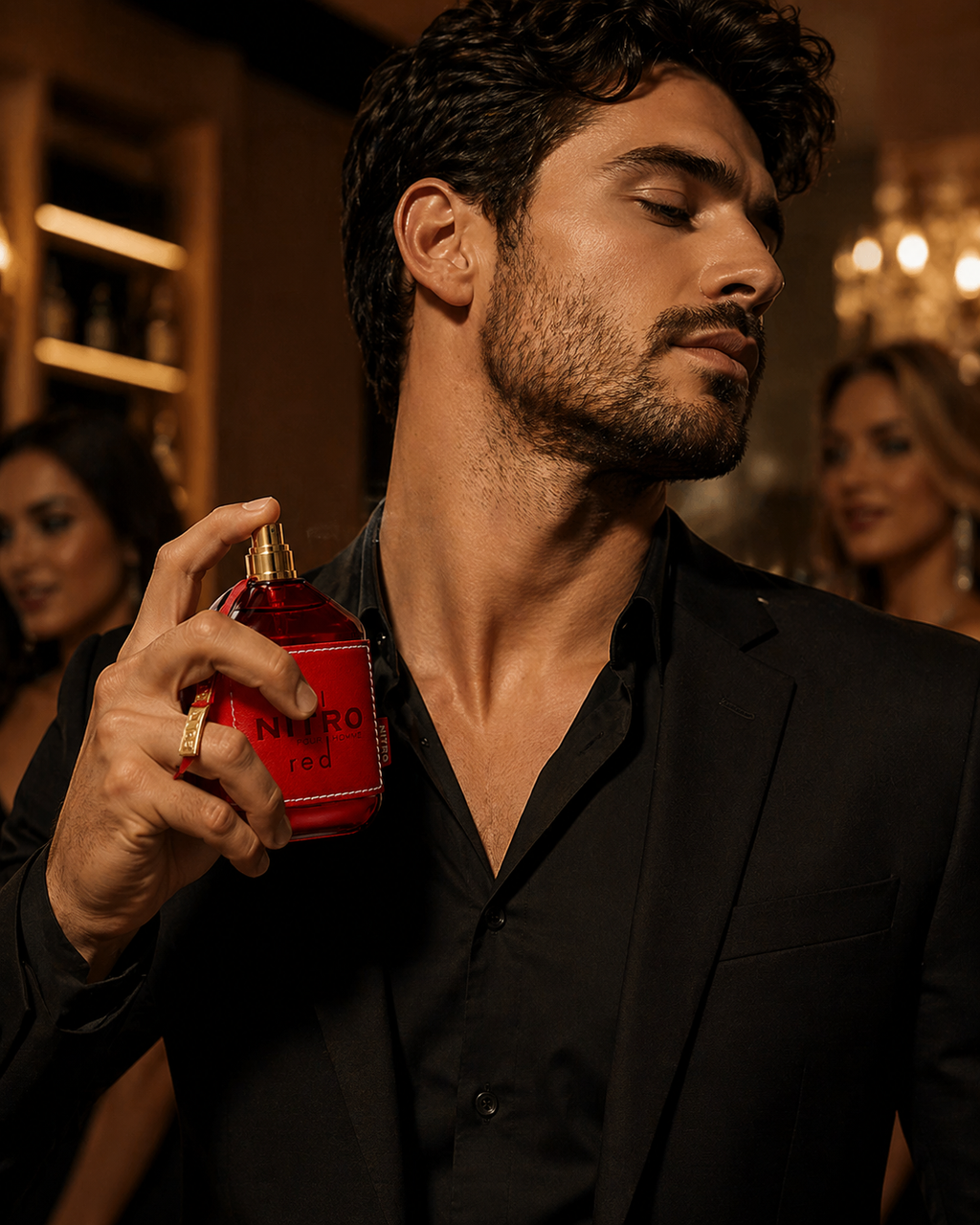 Dumont Nitro Red Eau De Parfum Spray for Men 3.4 oz (100 mL)