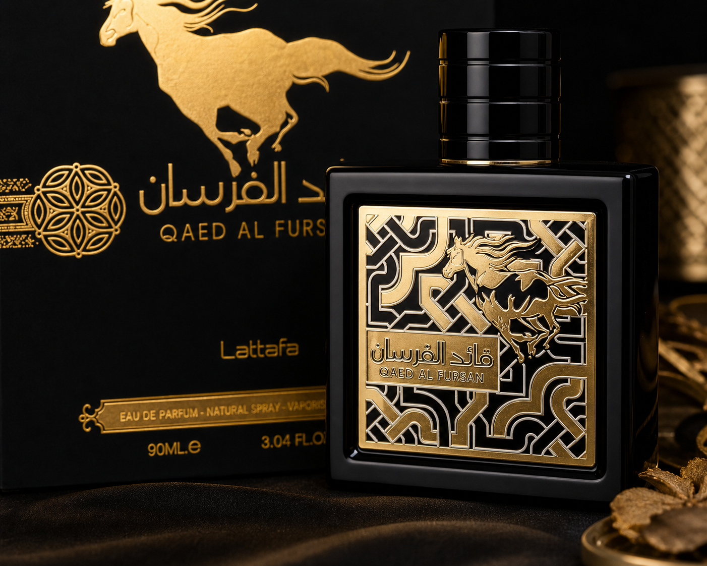 Qaed Al Fursan Eau De Parfum Spray for Men, 3.04 oz (90 mL)