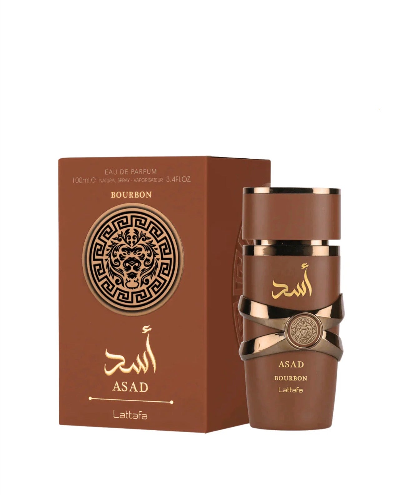 Asad Bourbon Perfume Spray, 100 mL (3.4 fl oz)