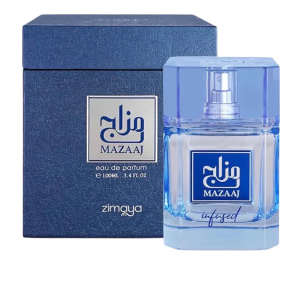 Zimaya Mazaaj Eau De Parfum Spray by Afnan for Unisex, 3.4 oz (100 mL)