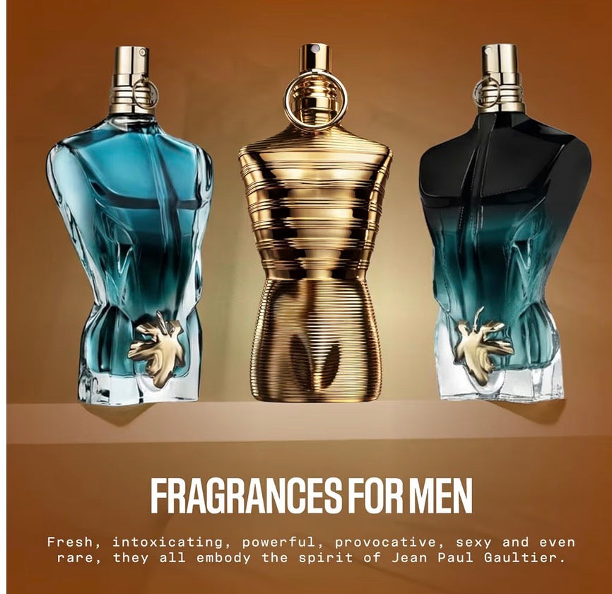 Jean Paul Gaultier Le Male Elixir Absolu Parfum Intense - Long Lasting Woody Spicy Cologne for Men with Plum, Lavender & Tonka Bean - Luxury Cologne Spray, 4.2 oz