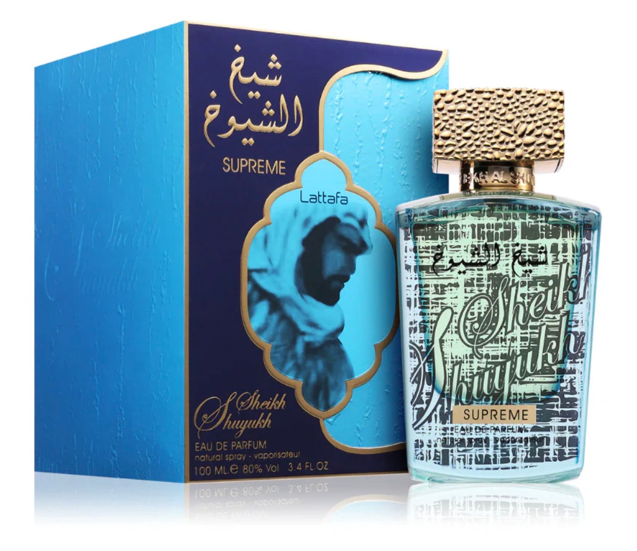 Sheikh Shuyukh Supreme Eau De Parfum Spray for Unisex, 3.4 oz