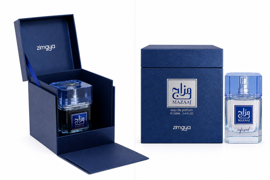 Zimaya Mazaaj Eau De Parfum Spray by Afnan for Unisex, 3.4 oz (100 mL)