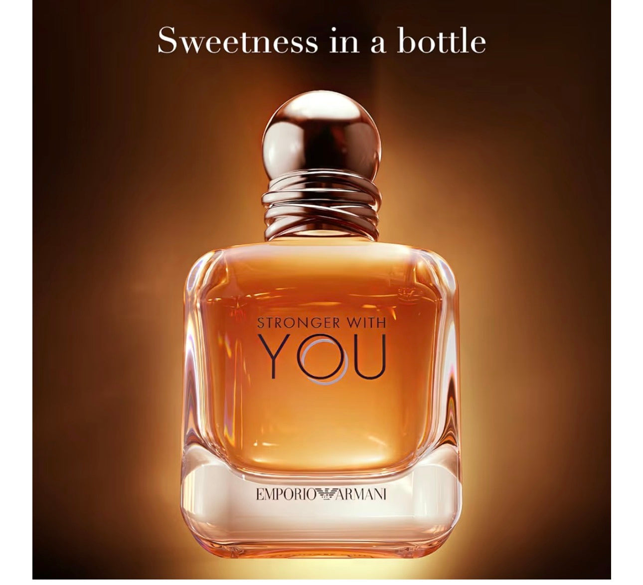 Armani Beauty - Stronger With You -  - Cologne for Men - Warm Spicy Fragrance - Chestnut, Lavender, Tender Sage, Vanilla Notes