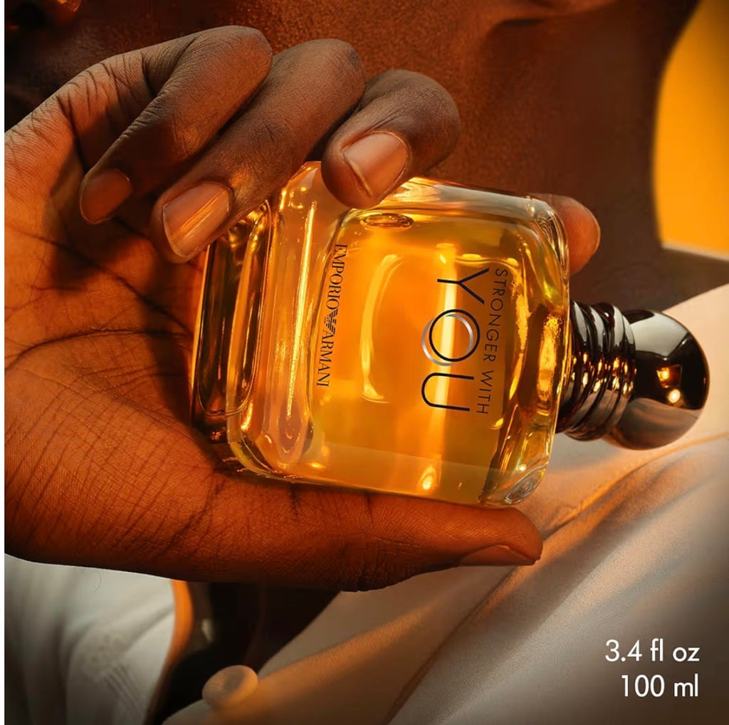Armani Beauty - Stronger With You -  - Cologne for Men - Warm Spicy Fragrance - Chestnut, Lavender, Tender Sage, Vanilla Notes