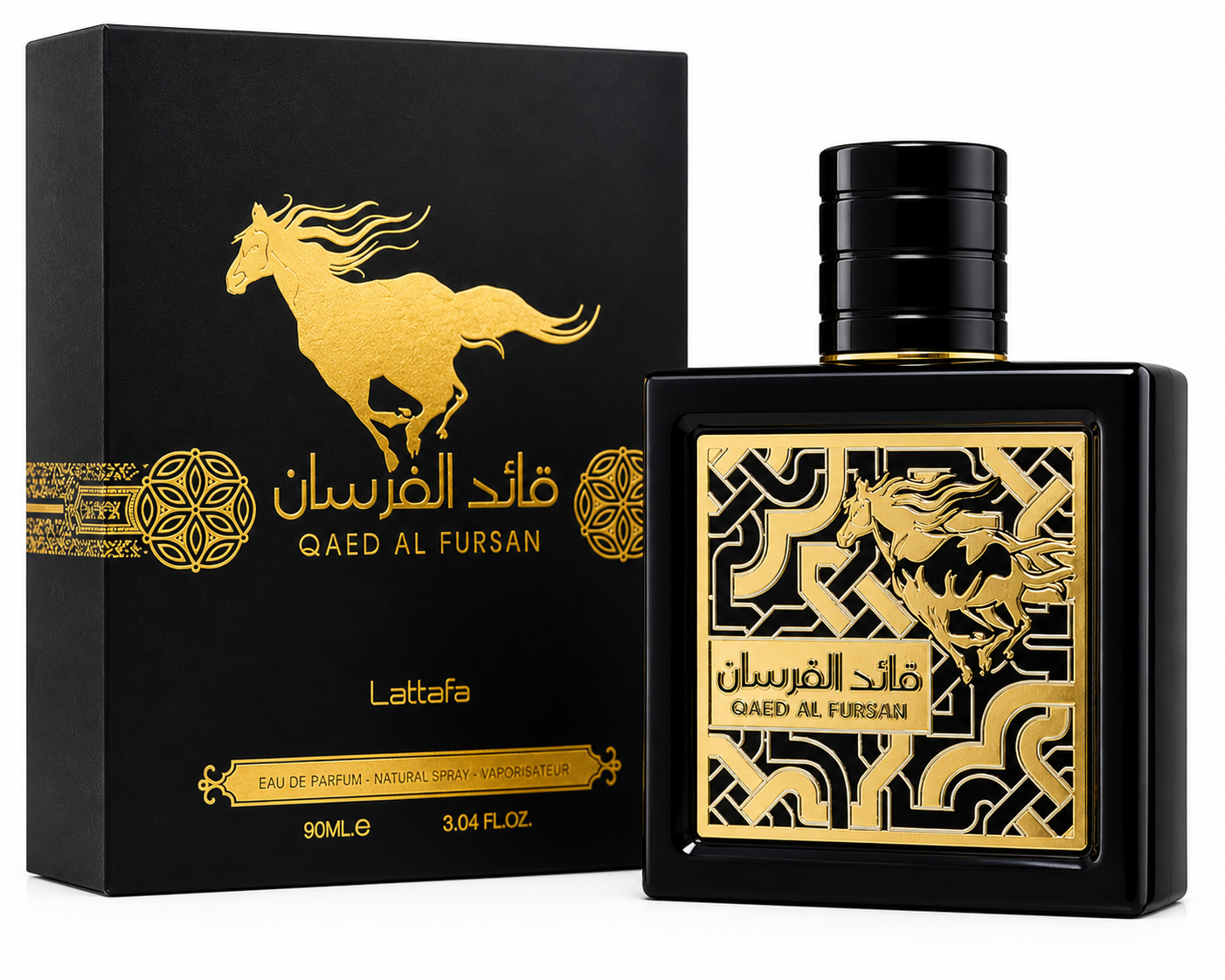 Qaed Al Fursan Eau De Parfum Spray for Men, 3.04 oz (90 mL)