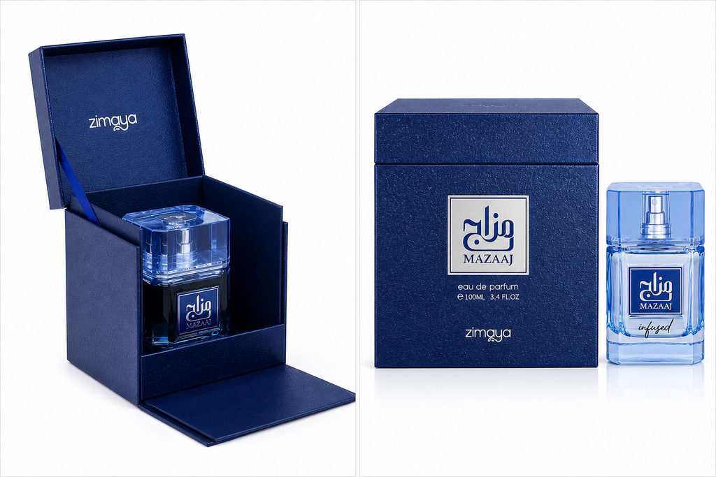 Zimaya Mazaaj Eau De Parfum Spray by Afnan for Unisex, 3.4 oz (100 mL)