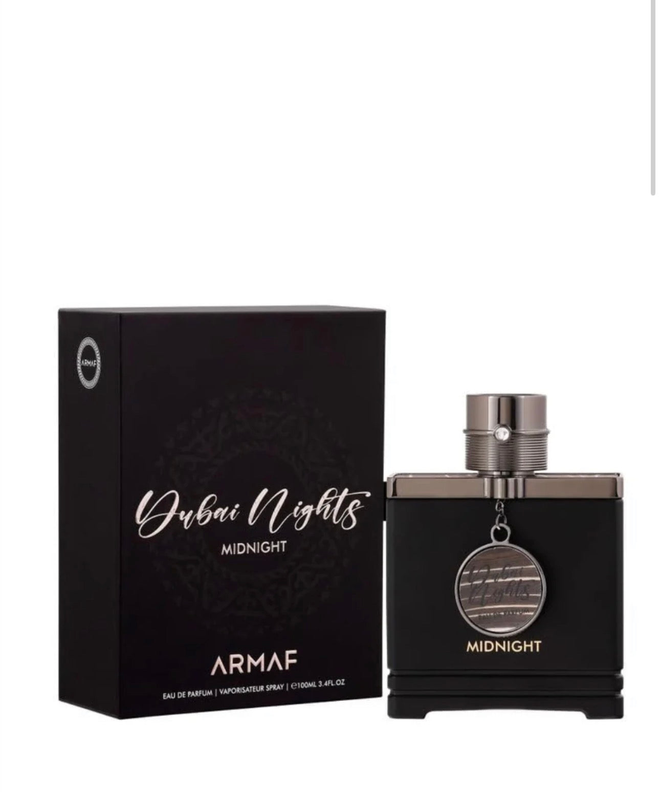 Dubai Nights Midnight Eau De Parfum Spray for Unisex, 3.4 oz (100 mL)