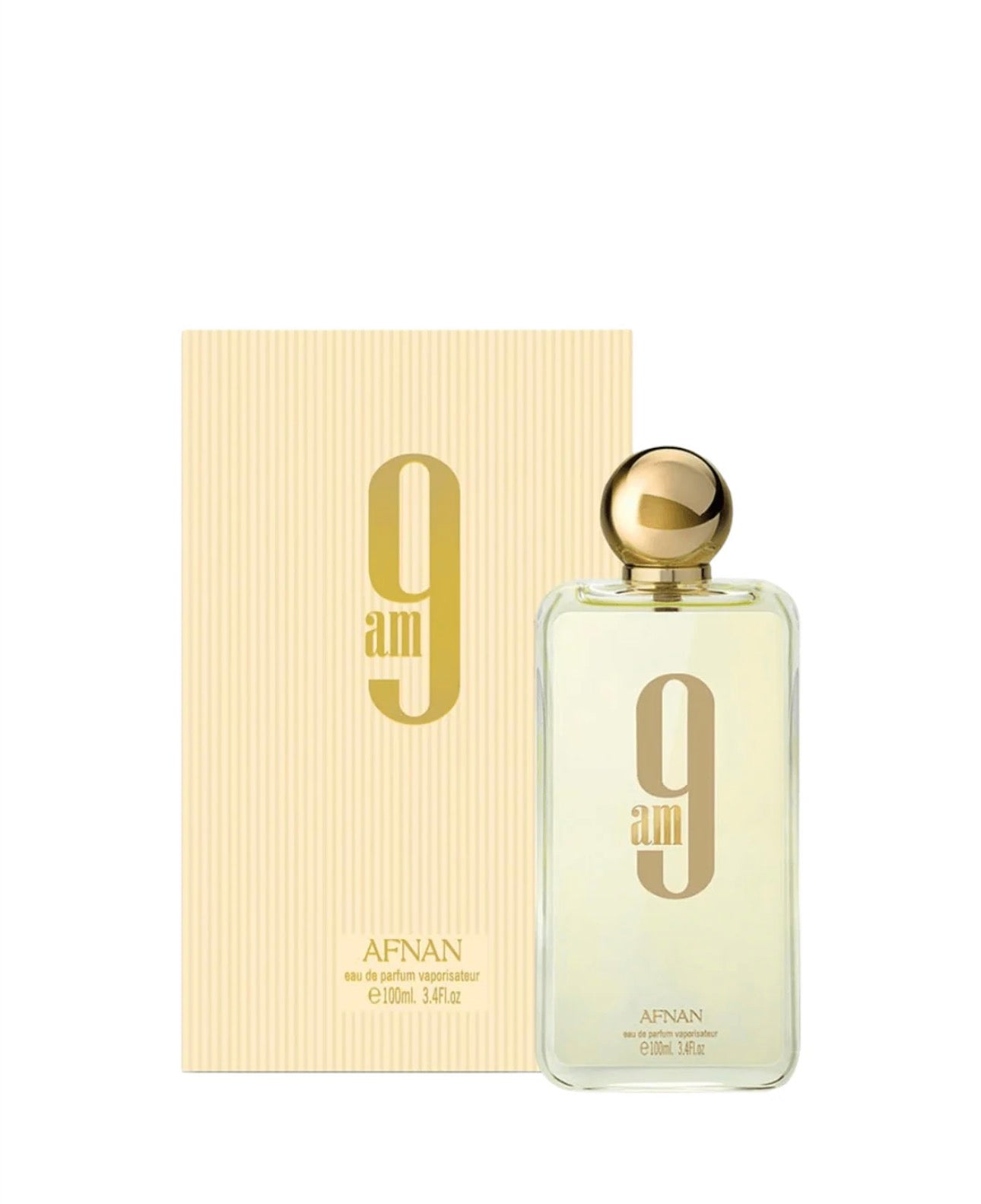 Afnan 9 AM Eau De Parfum Spray for Men, 3.4 oz (100 mL)